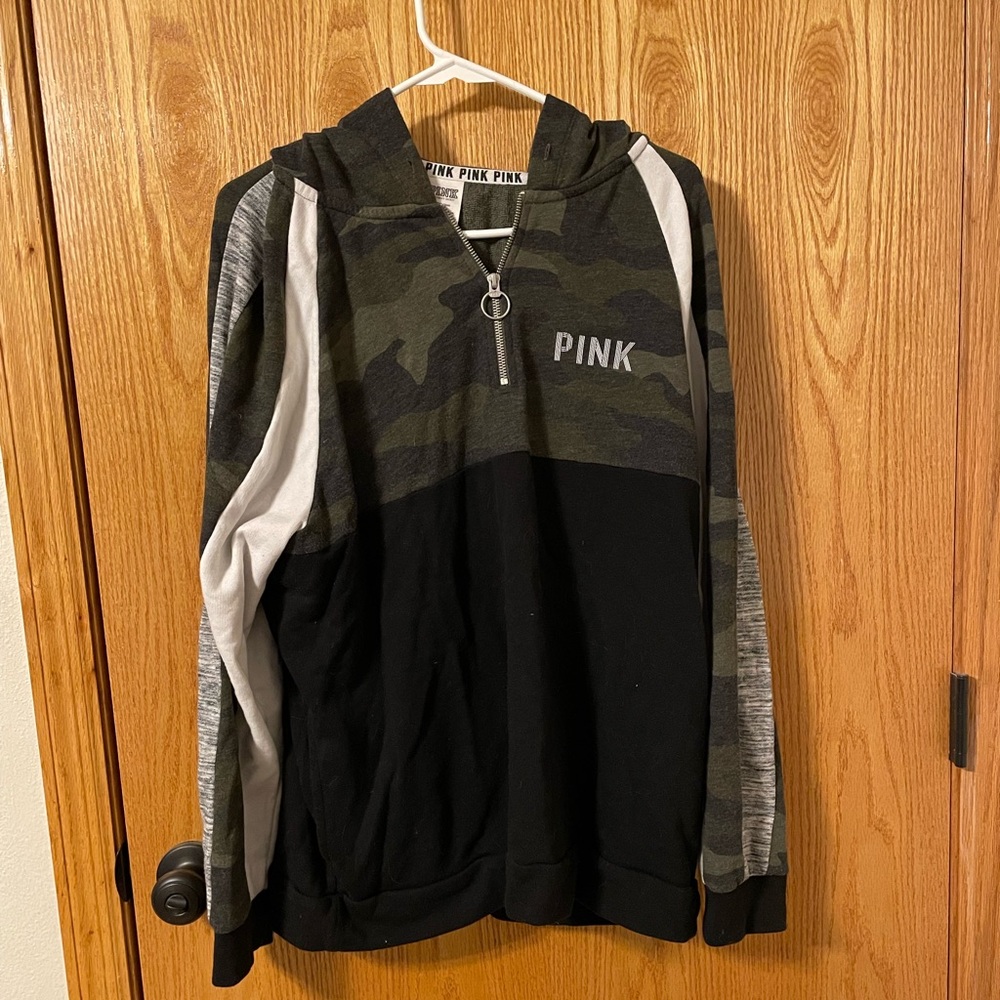 Victoria secret pink quarter zip